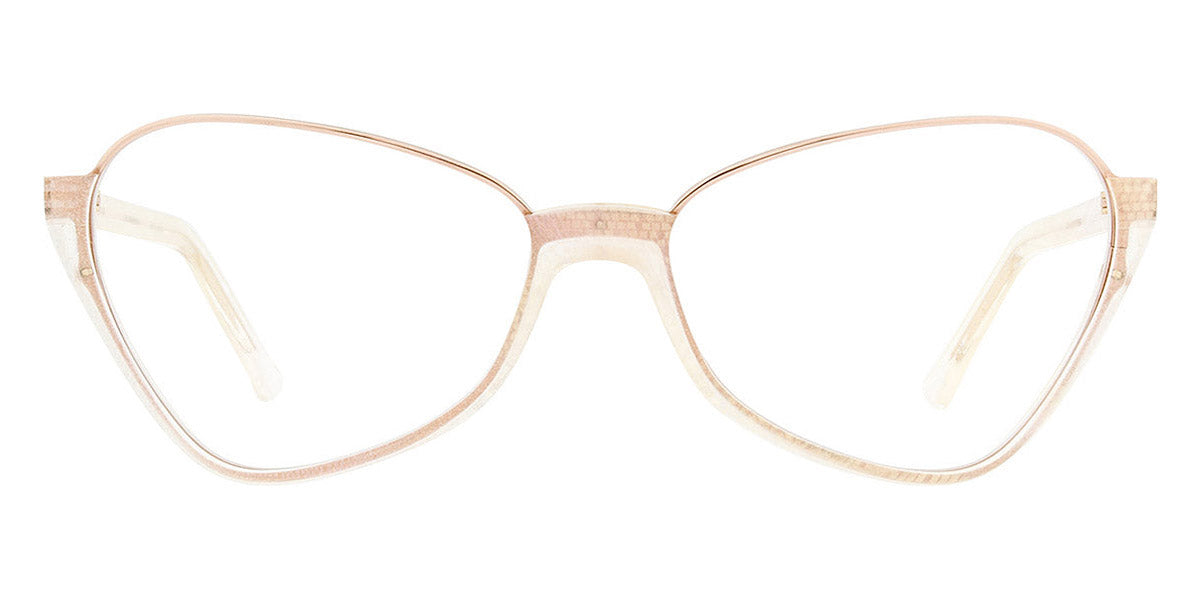 Andy Wolf® 5070 AW 5070 G 57 - Beige/Gold G Eyeglasses