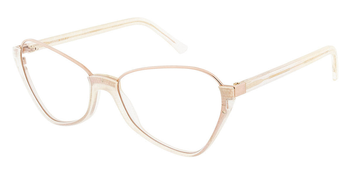 Andy Wolf® 5070 AW 5070 G 57 - Beige/Gold G Eyeglasses