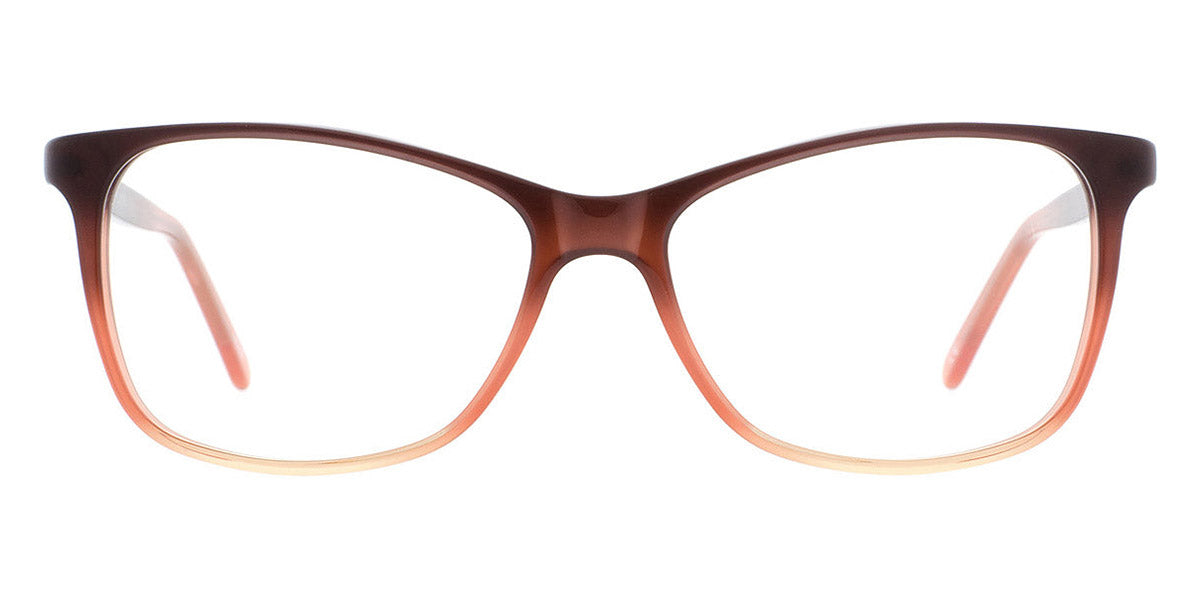 Andy Wolf® 5072 AW 5072 E 55 - Brown/Orange E Eyeglasses