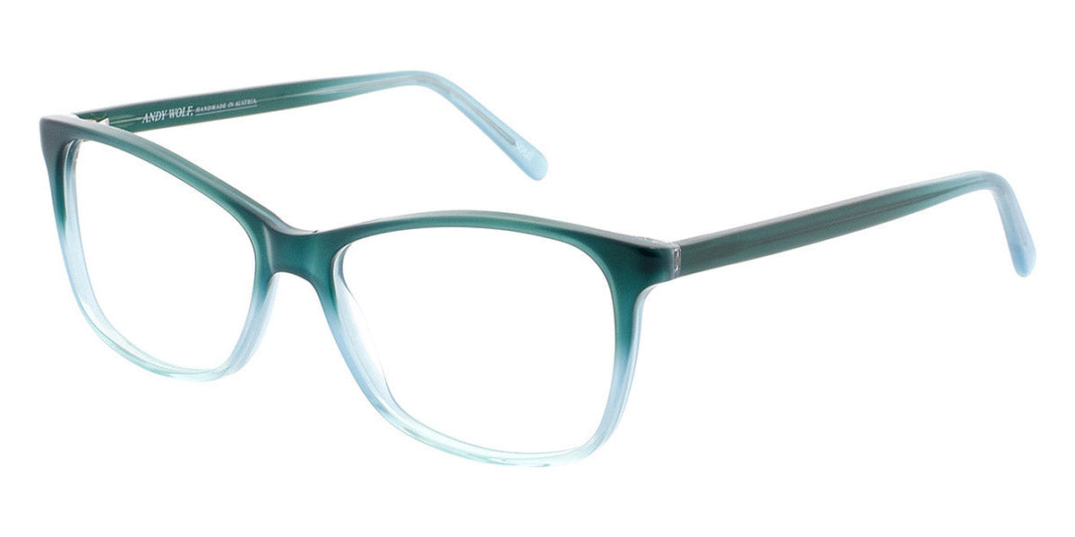 Andy Wolf® 5072 AW 5072 F 55 - Teal/Green F Eyeglasses