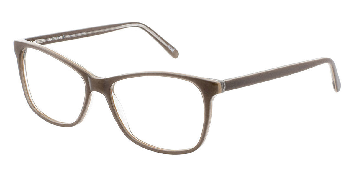 Andy Wolf® 5072 AW 5072 G 55 - Brown G Eyeglasses