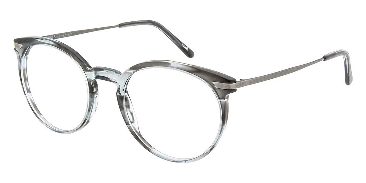 Andy Wolf® 5074 AW 5074 E 51 - Gray/Silver E Eyeglasses