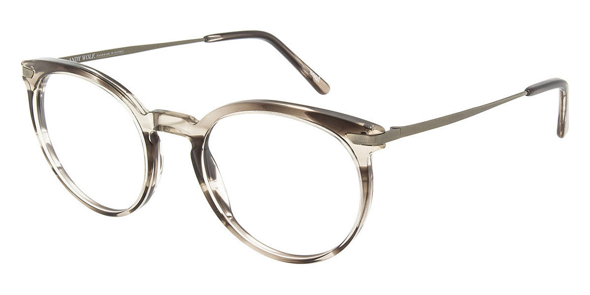 Andy Wolf® 5074 AW 5074 F 51 - Brown/Gold F Eyeglasses