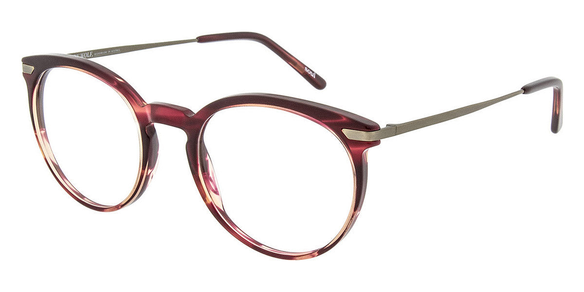 Andy Wolf® 5074 AW 5074 H 51 - Red/Gold H Eyeglasses