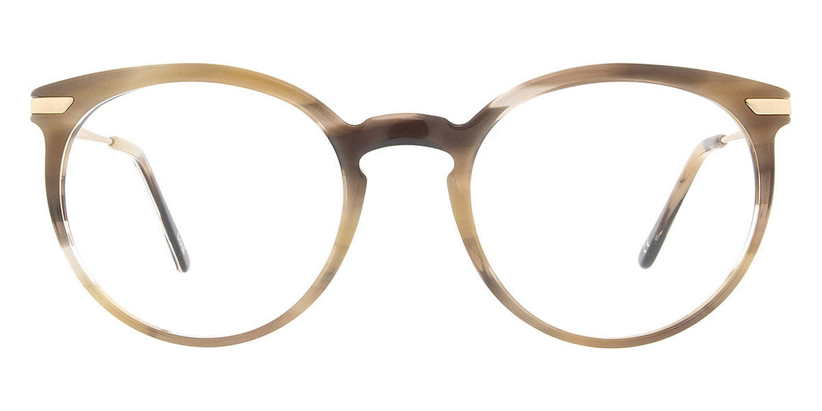 Andy Wolf® 5074 AW 5074 J 51 - Brown/Gold J Eyeglasses