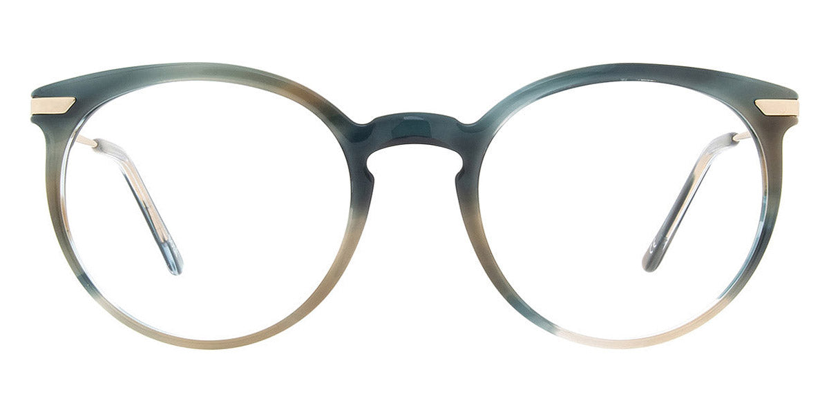 Andy Wolf® 5074 AW 5074 M 51 - Blue/Gold M Eyeglasses