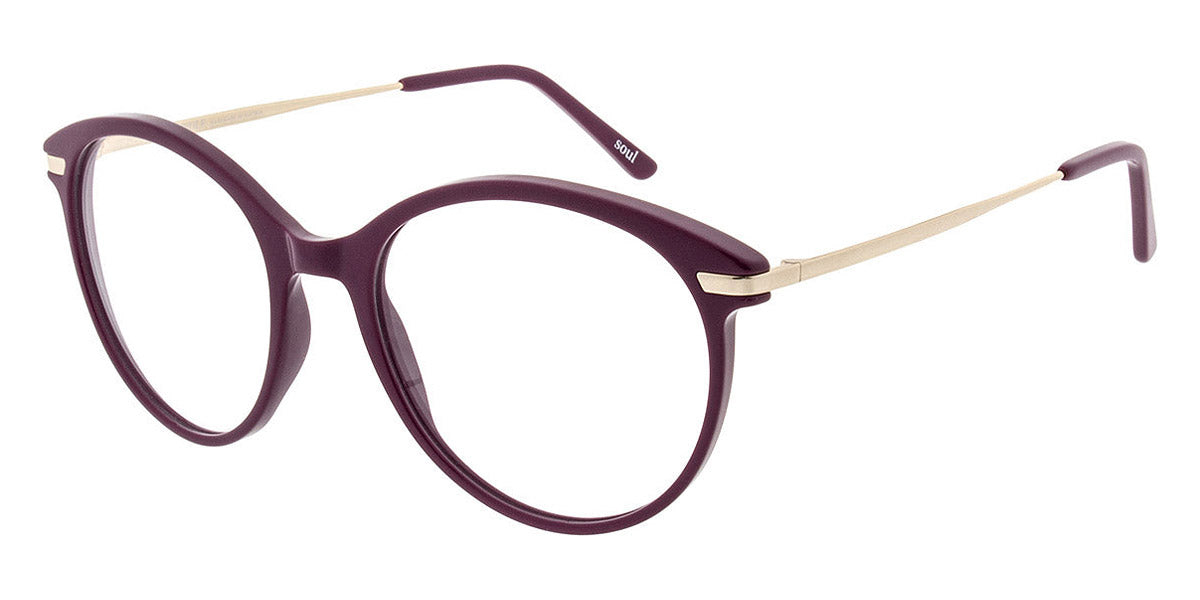 Andy Wolf® 5075 AW 5075 E 54 - Violet/Graygold E Eyeglasses