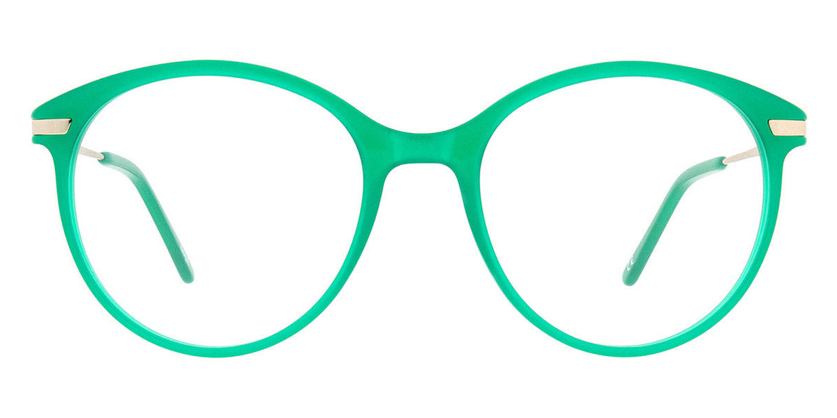 Andy Wolf® 5075 AW 5075 F 54 - Green/Graygold F Eyeglasses