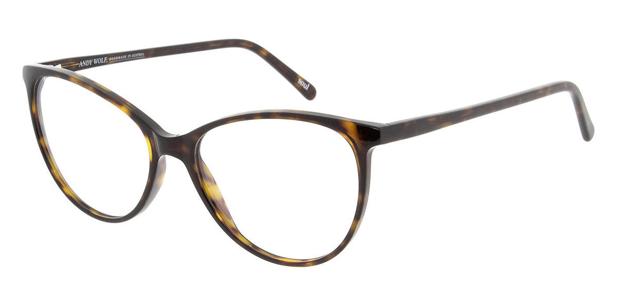 Andy Wolf® 5076 AW 5076 B 55 - Brown B Eyeglasses