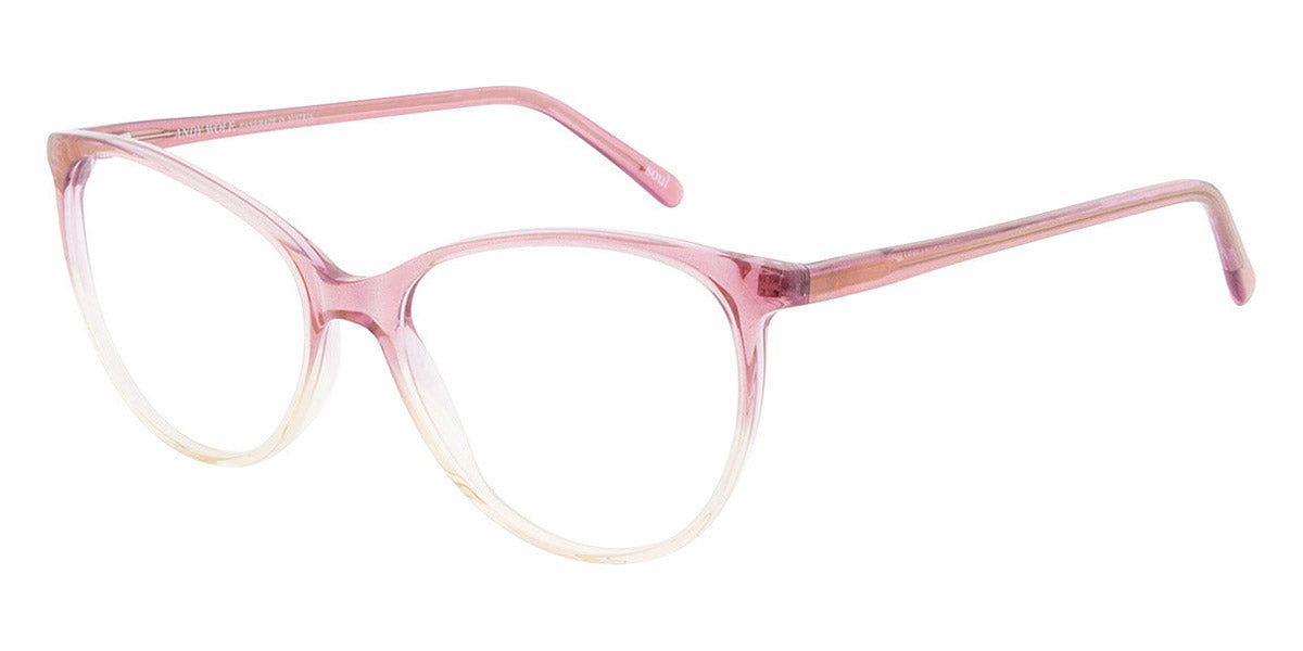 Andy Wolf® 5076 AW 5076 E 55 - Berry/White E Eyeglasses