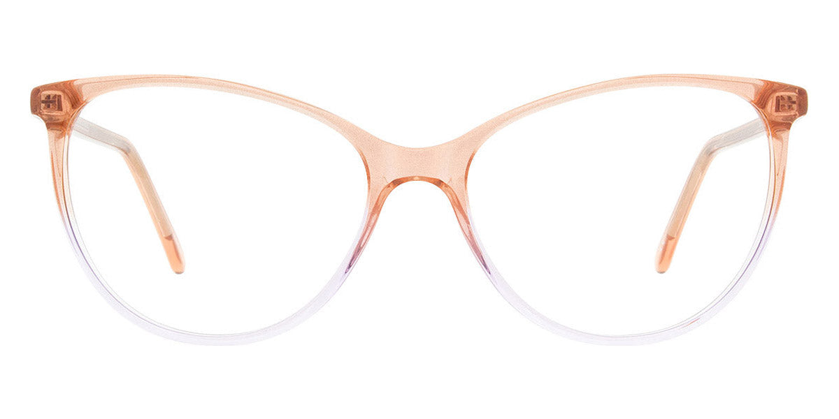 Andy Wolf® 5076 AW 5076 F 55 - Orange/White F Eyeglasses