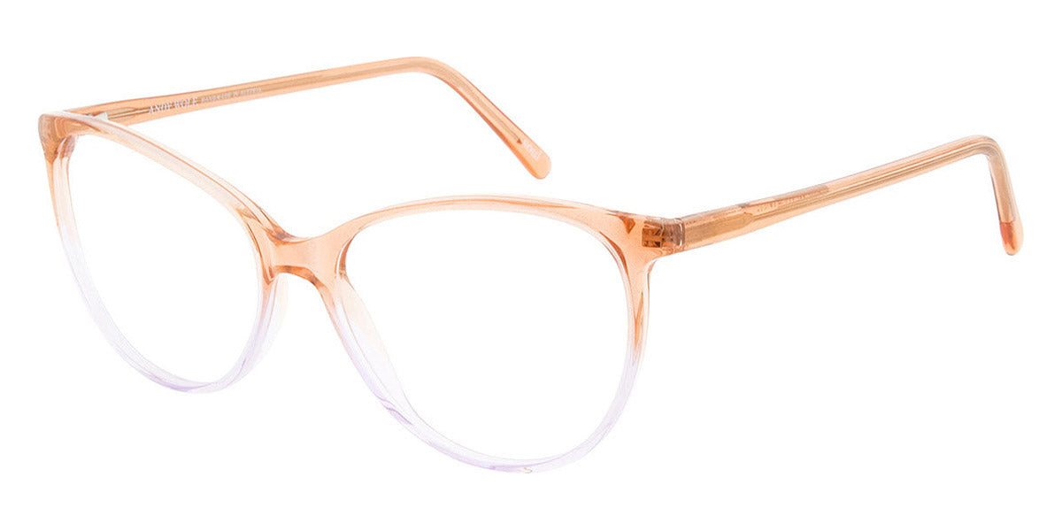 Andy Wolf® 5076 AW 5076 F 55 - Orange/White F Eyeglasses