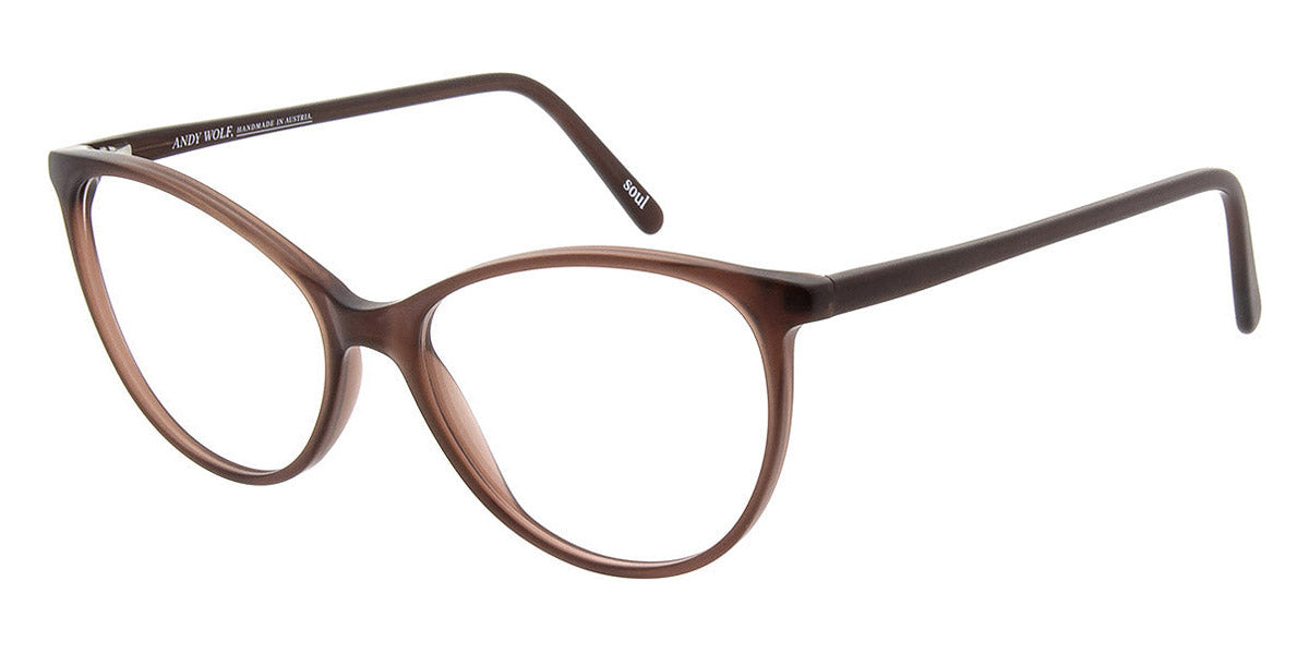 Andy Wolf® 5076 AW 5076 N 55 - Brown N Eyeglasses