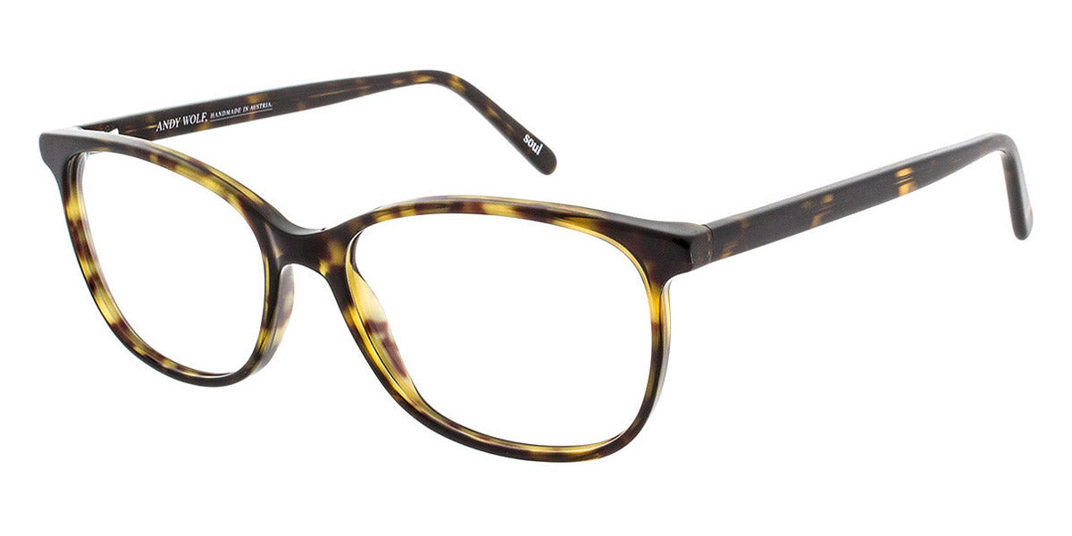 Andy Wolf® 5079 AW 5079 B 52 - Brown/Yellow B Eyeglasses