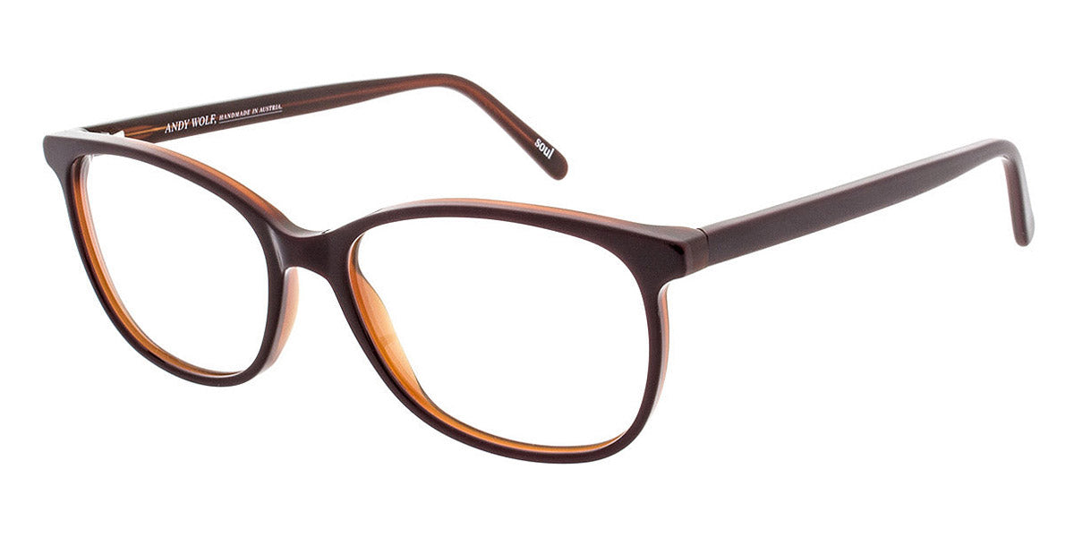 Andy Wolf® 5079 AW 5079 E 52 - Brown E Eyeglasses