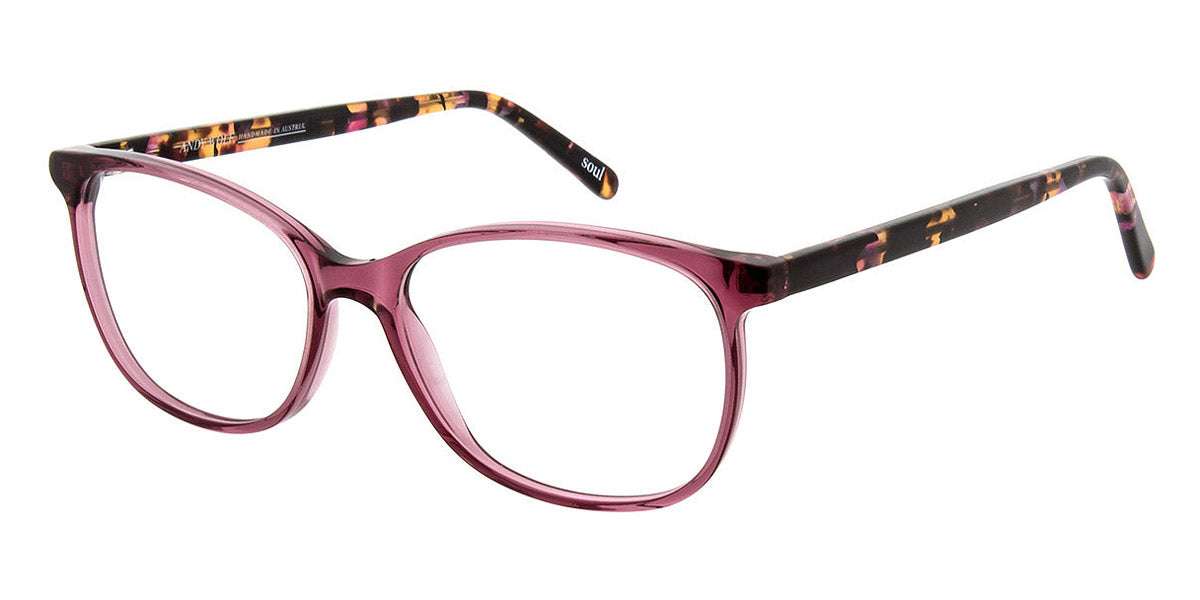 Andy Wolf® 5079 AW 5079 R 52 - Berry/Brown R Eyeglasses