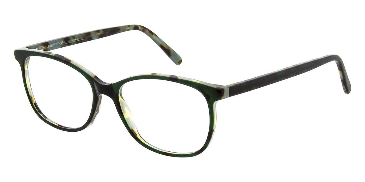 Andy Wolf® 5079 AW 5079 W 52 - Green/Gray W Eyeglasses