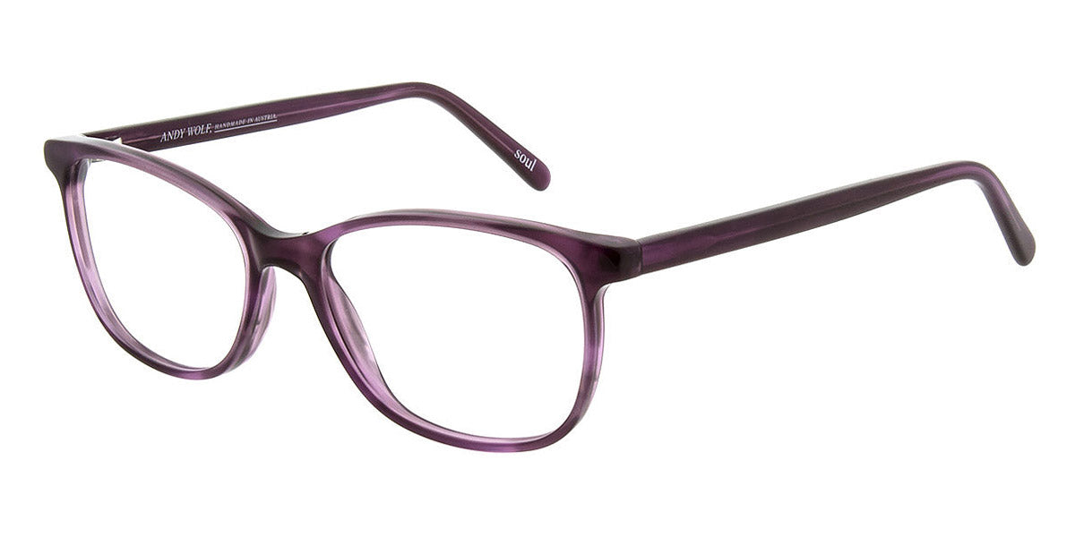 Andy Wolf® 5080 AW 5080 O 50 - Violet O Eyeglasses