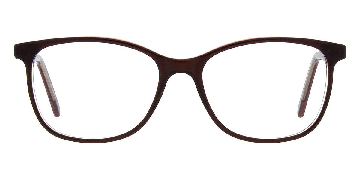 Andy Wolf® 5080 AW 5080 U 50 - Brown/Orange U Eyeglasses