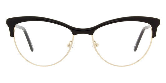 Andy Wolf® 5081 AW 5081 A 53 - Black/Silver A Eyeglasses