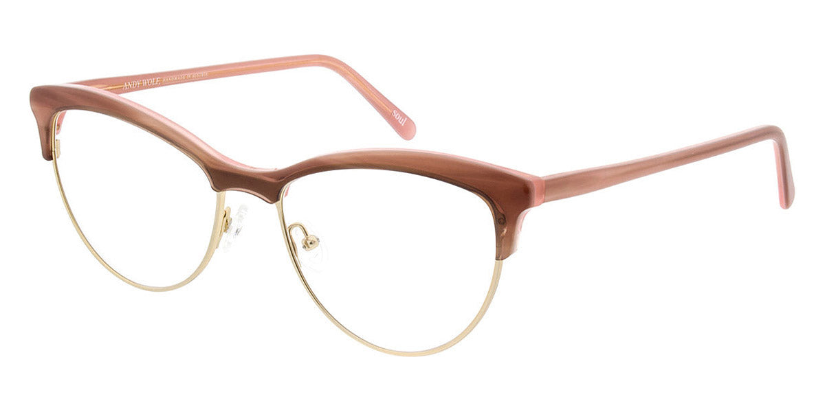 Andy Wolf® 5081 AW 5081 C 53 - Pink/Gold C Eyeglasses