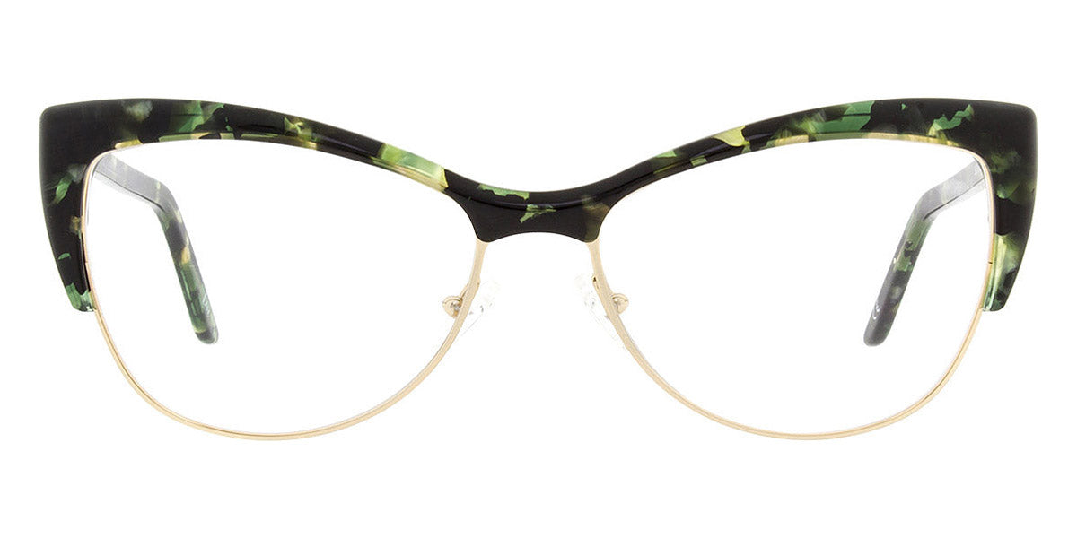 Andy Wolf® 5082 AW 5082 E 56 - Green/Gold E Eyeglasses