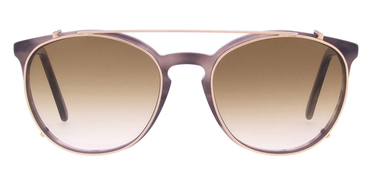 Andy Wolf® 5085 Clip AW 5085 Clip 07 48 - Rosegold/Brown 07 Sunglasses