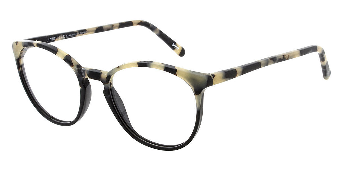 Andy Wolf® 5085 AW 5085 X 48 - Beige/Black X Eyeglasses