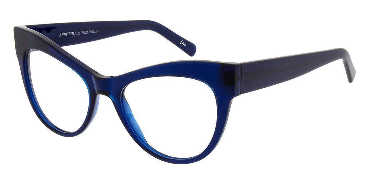 Andy Wolf® 5086 AW 5086 E 54 - Blue E Eyeglasses