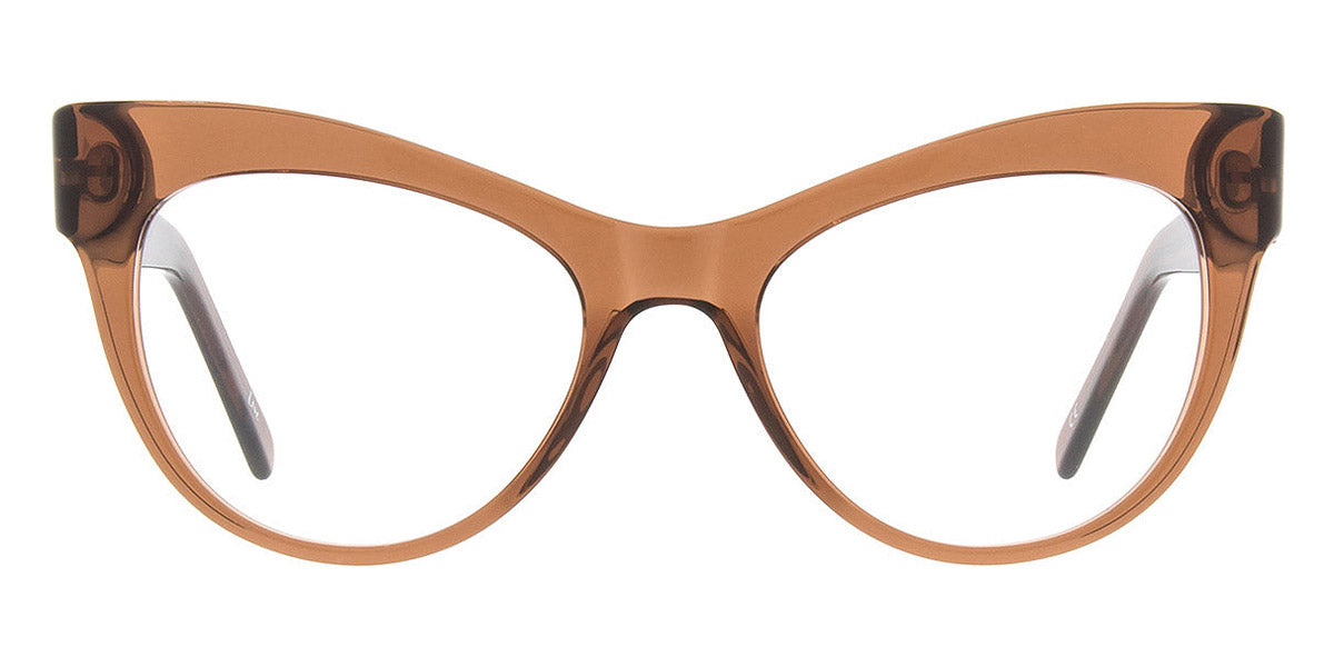 Andy Wolf® 5086 AW 5086 J 54 - Brown J Eyeglasses