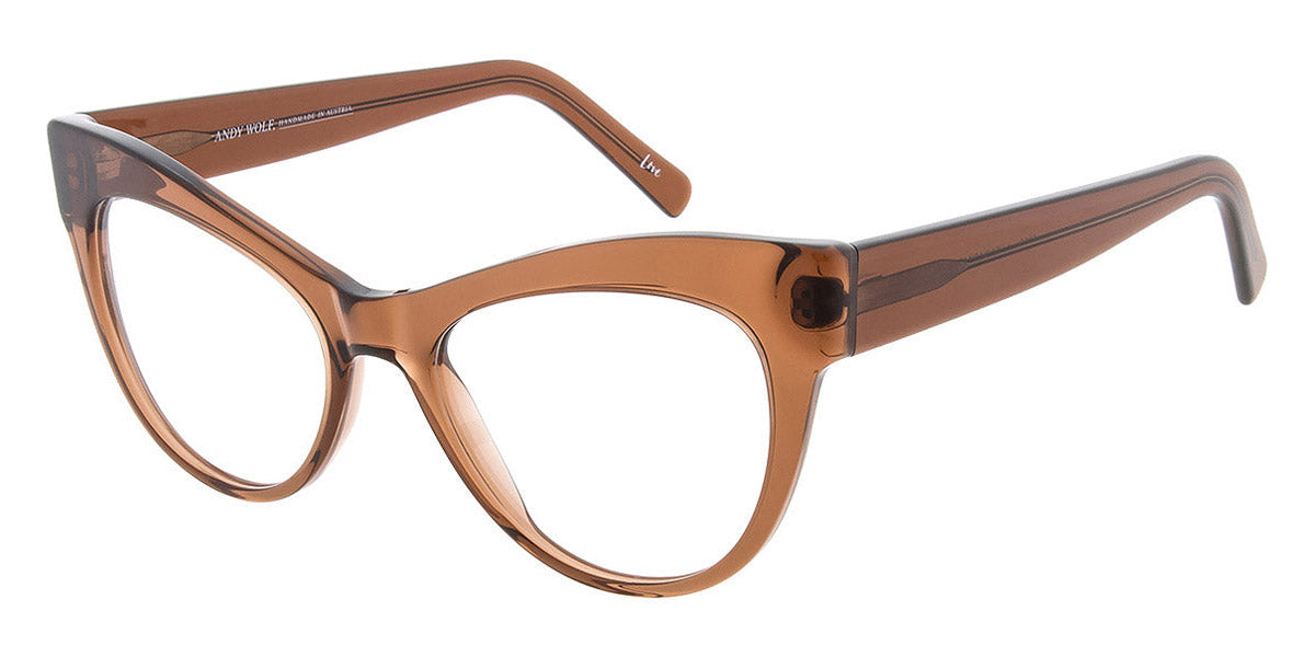 Andy Wolf® 5086 AW 5086 J 54 - Brown J Eyeglasses