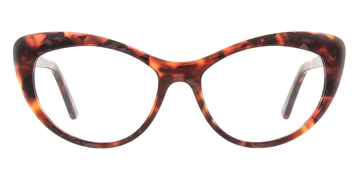 Andy Wolf® 5088 AW 5088 C 50 - Red/Brown C Eyeglasses