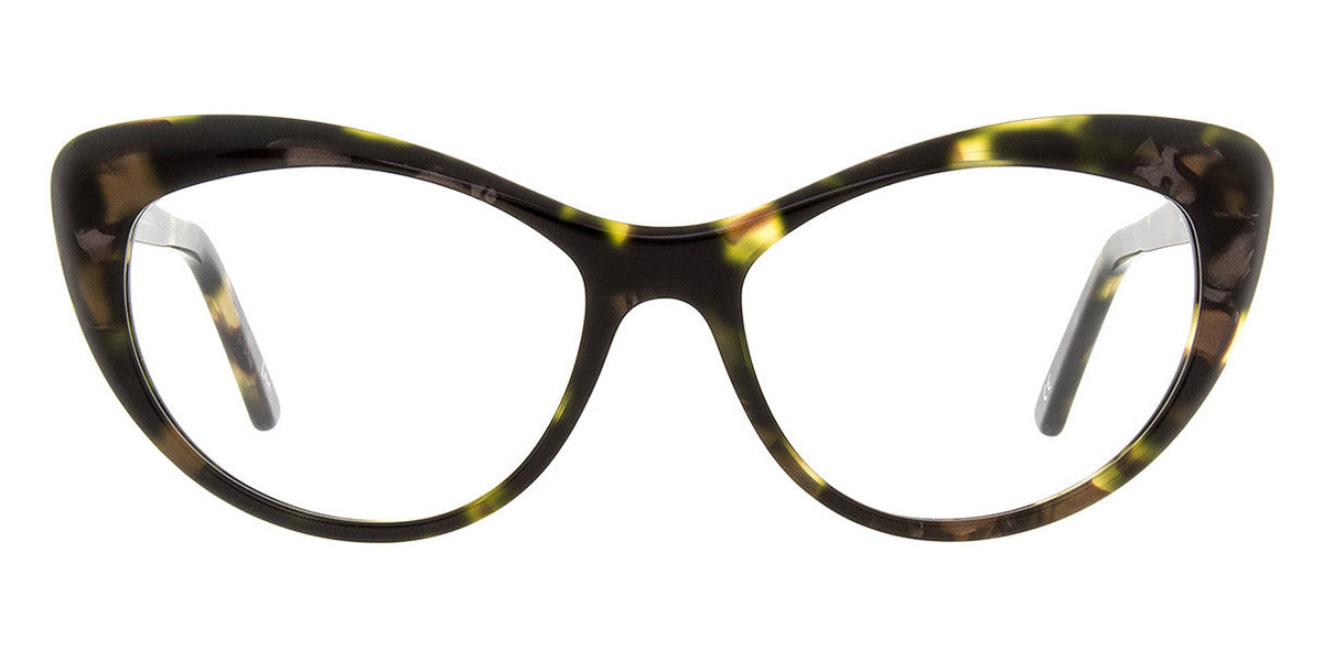 Andy Wolf® 5088 AW 5088 F 50 - Green/Brown F Eyeglasses