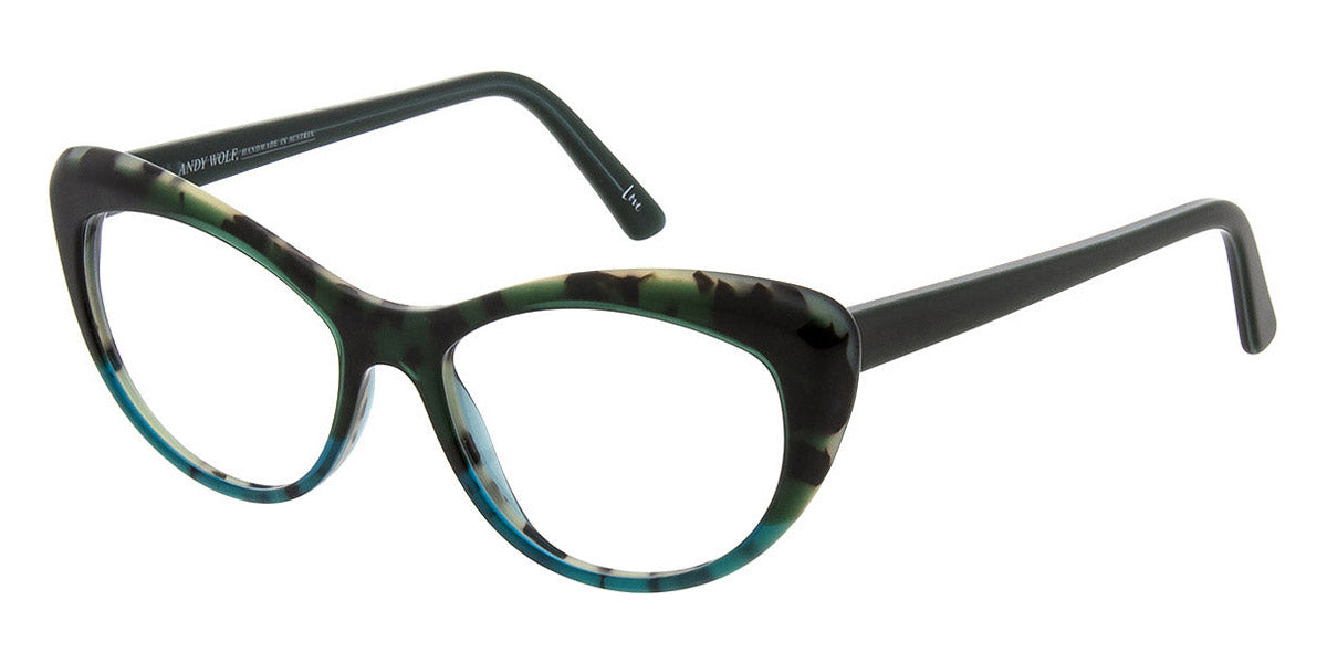 Andy Wolf® 5088 AW 5088 J 50 - Teal/Black J Eyeglasses