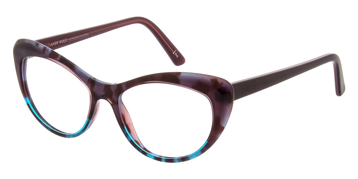 Andy Wolf® 5088 AW 5088 M 50 - Violet/Blue M Eyeglasses