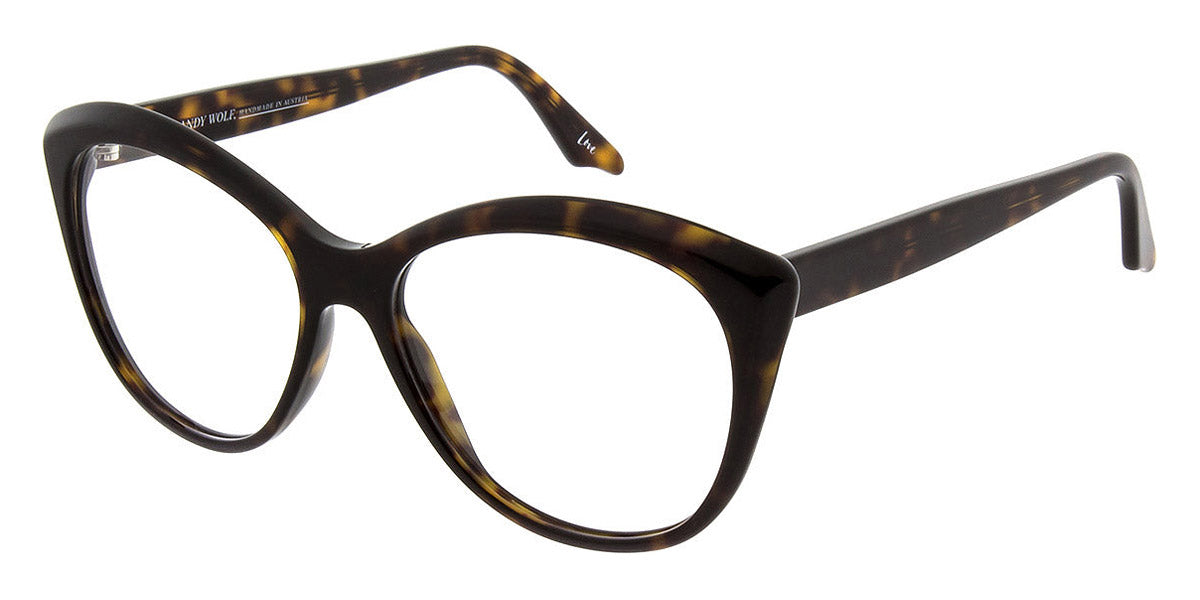 Andy Wolf® 5089 AW 5089 B 56 - Brown/Yellow B Eyeglasses