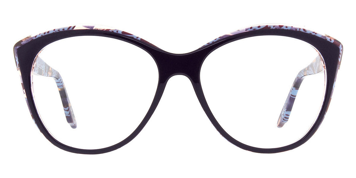 Andy Wolf® 5089 AW 5089 E 56 - Black/Colorful E Eyeglasses