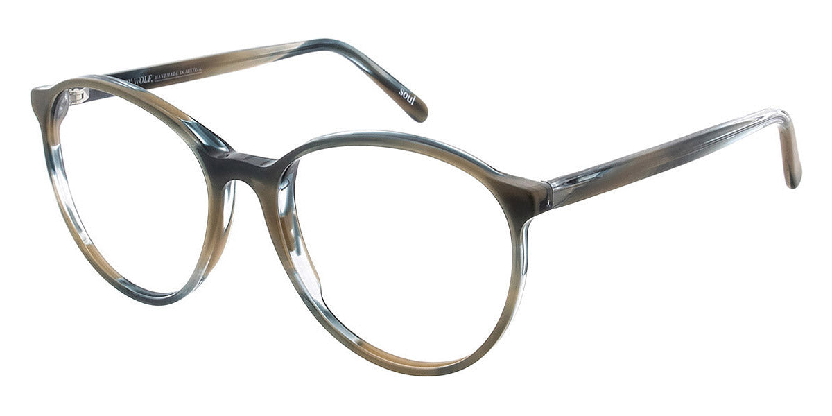 Andy Wolf® 5091 AW 5091 J 55 - Gray/Blue J Eyeglasses