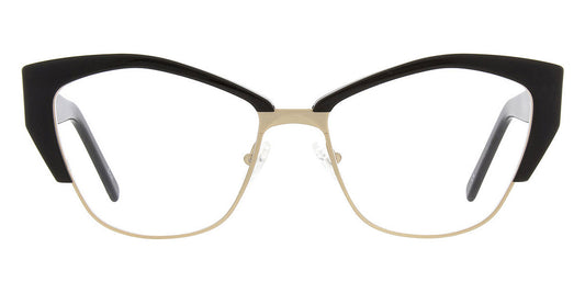 Andy Wolf® 5093 AW 5093 A 56 - Black/Gold A Eyeglasses