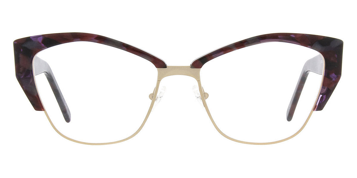 Andy Wolf® 5093 AW 5093 D 56 - Violet/Gold D Eyeglasses