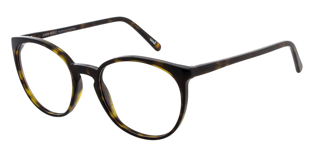 Andy Wolf® 5095 AW 5095 B 50 - Brown/Yellow B Eyeglasses