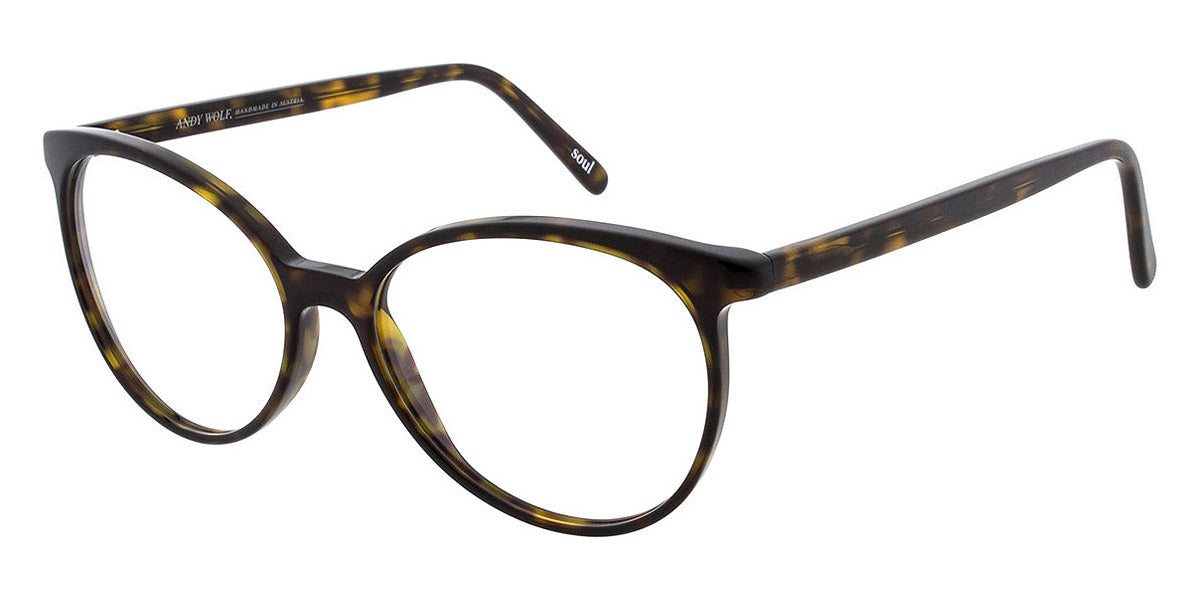 Andy Wolf® 5097 AW 5097 B 55 - Brown/Yellow B Eyeglasses