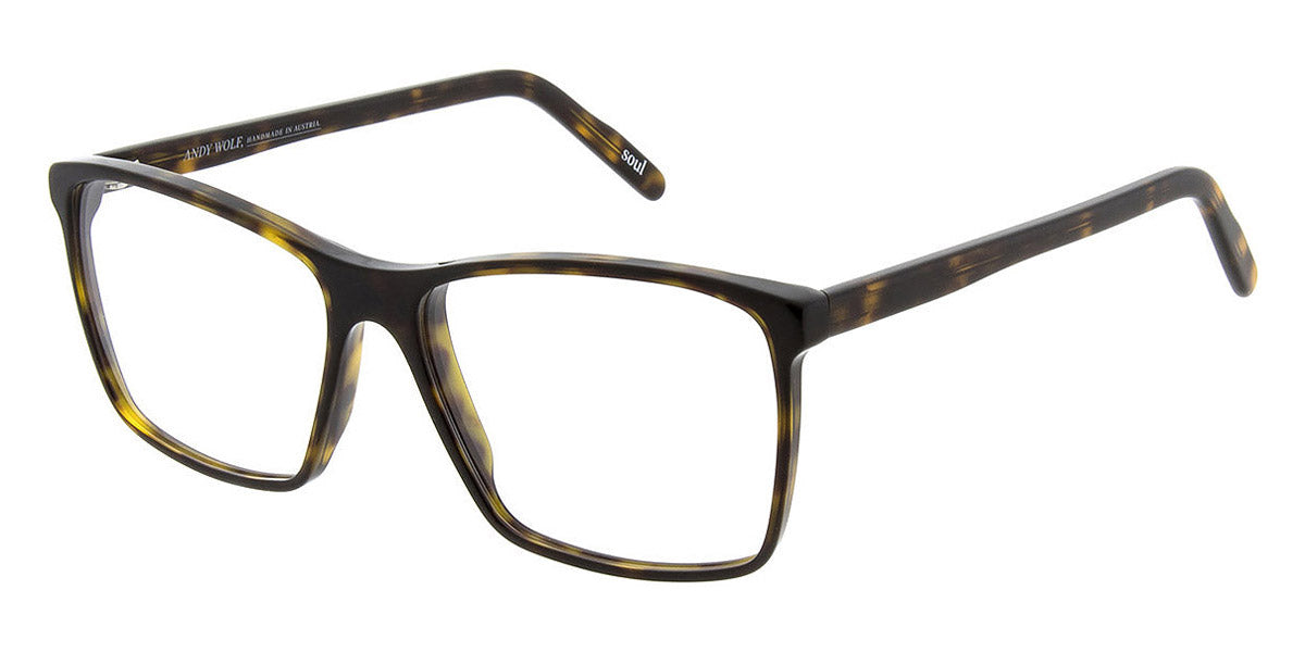 Andy Wolf® 5098 AW 5098 B 55 - Brown/Yellow B Eyeglasses