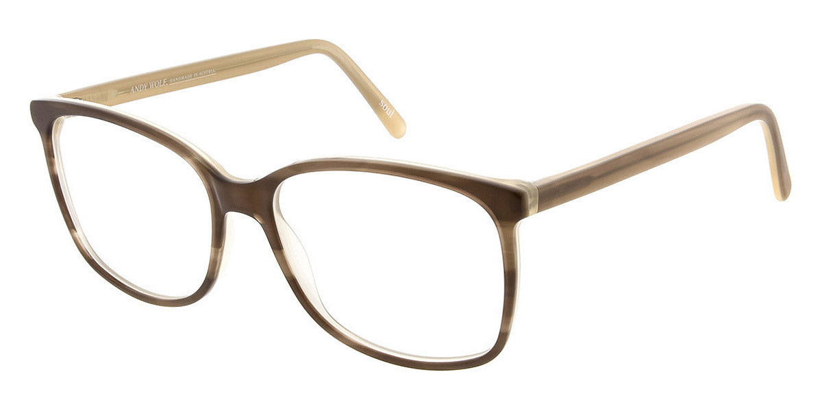 Andy Wolf® 5100 AW 5100 J 56 - Brown/Beige J Eyeglasses