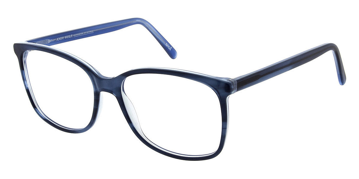 Andy Wolf® 5100 AW 5100 K 56 - Blue K Eyeglasses