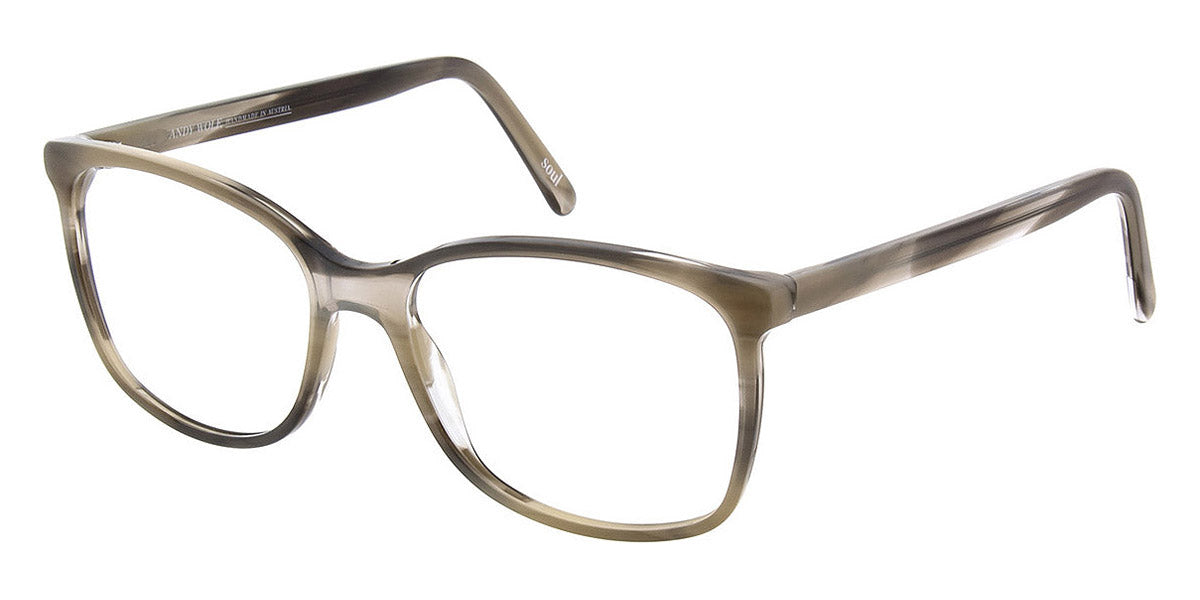 Andy Wolf® 5100 AW 5100 M 54 - Brown M Eyeglasses