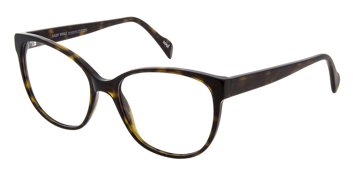 Andy Wolf® 5101 AW 5101 B 55 - Brown/Yellow B Eyeglasses