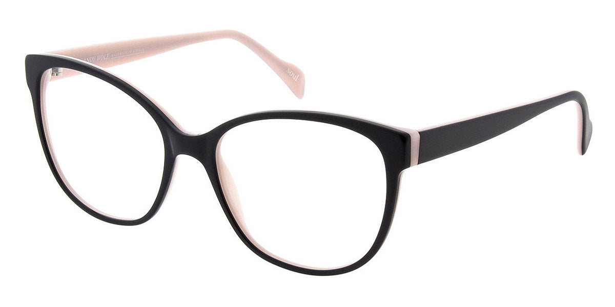 Andy Wolf® 5101 AW 5101 C 55 - Black/Pink C Eyeglasses