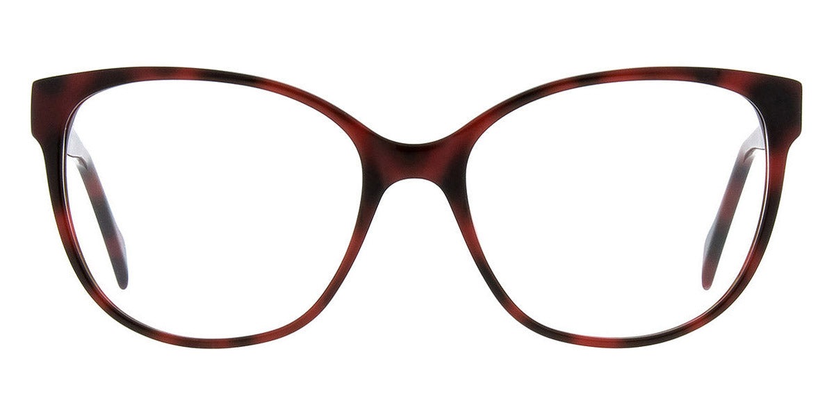 Andy Wolf® 5101 AW 5101 J 55 - Berry/Brown J Eyeglasses