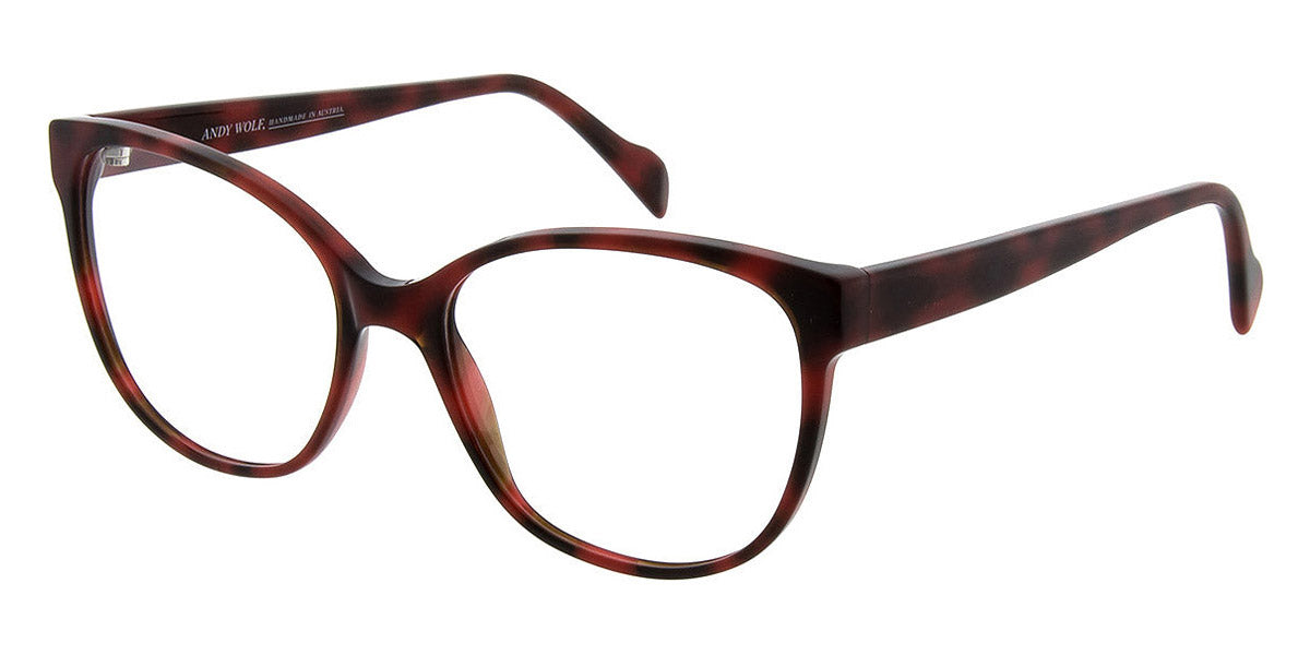 Andy Wolf® 5101 AW 5101 J 55 - Berry/Brown J Eyeglasses